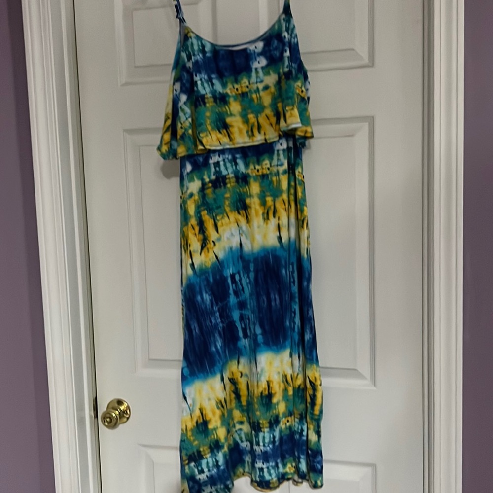 Women’s cute tie-dye dress,